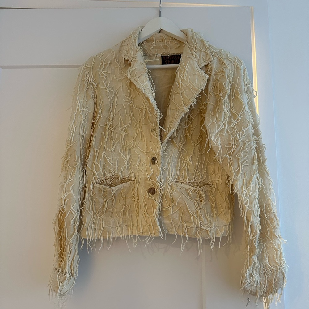 Vintage Kindred Spirit Fringe/Textured Jacket